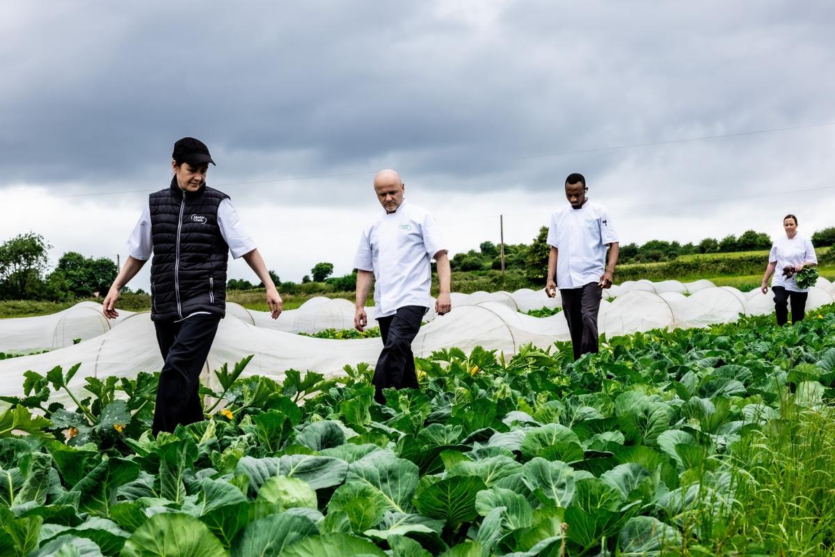 farmers in field